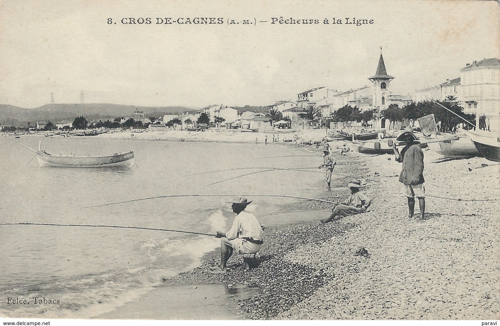 Cros-de-Cagnes - Pêcheurs à La Ligne - Cagnes-sur-Mer