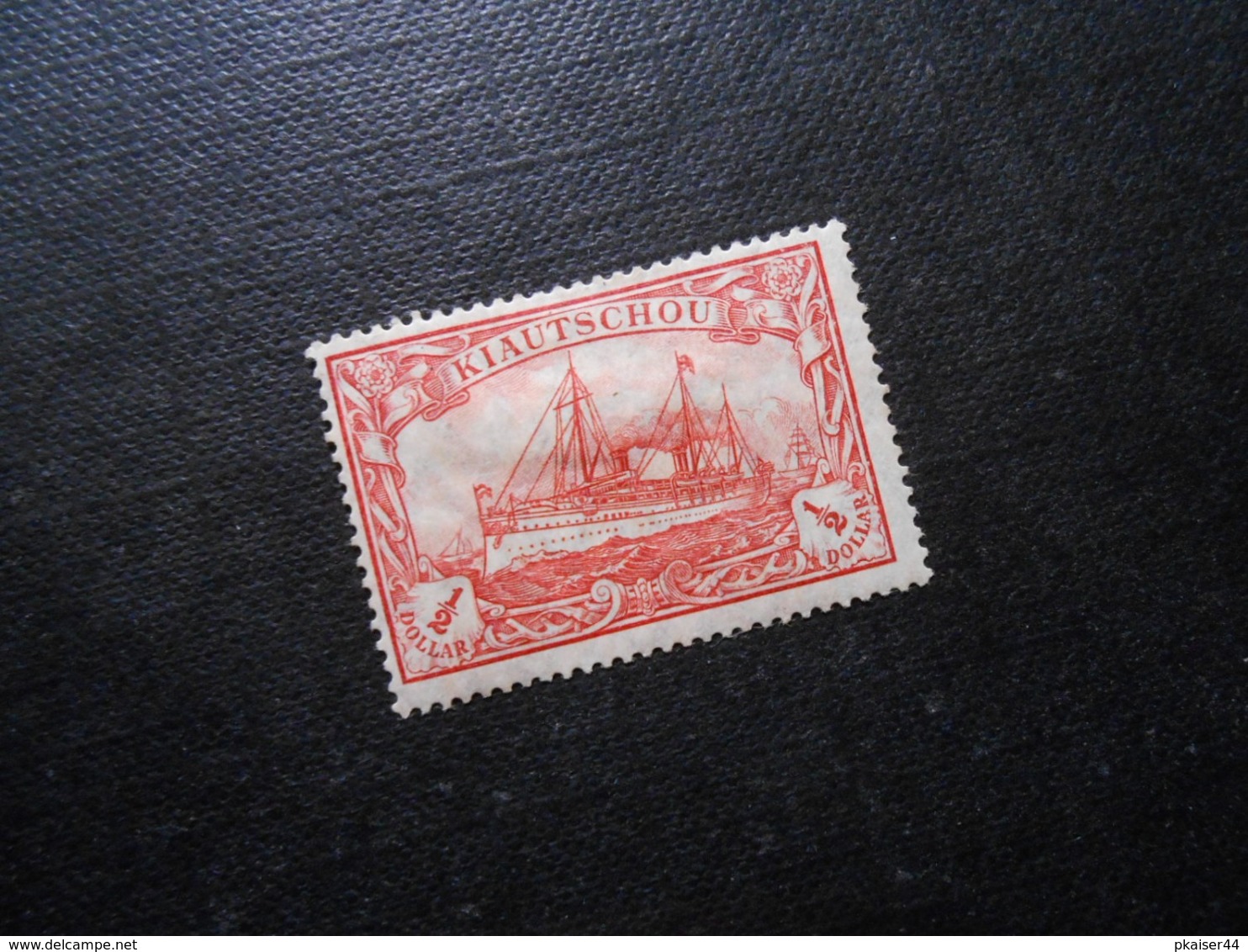 D.R.Mi 34 L A - 1/2$*MLH  Deutsche Kolonien (Kiautschou) 1907 - Mi 12,00 € - Kiautchou