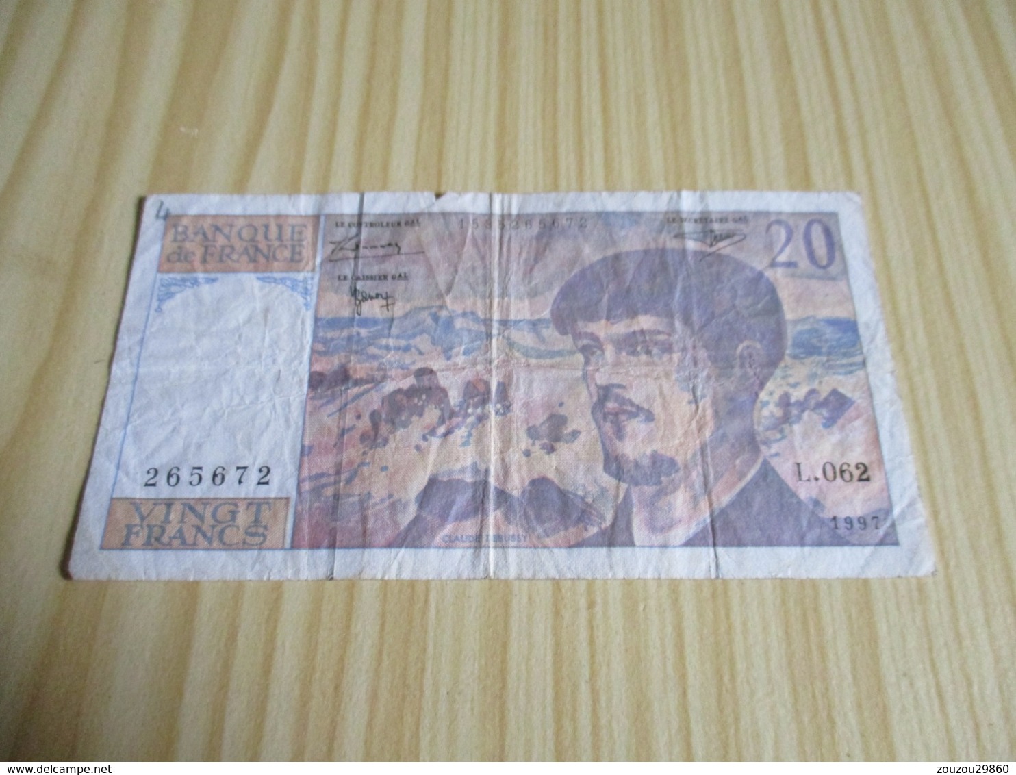 France.Billet 20 Francs Debussy 1997. - 20 F 1980-1997 ''Debussy''