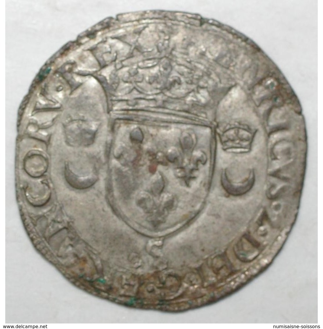 Dup 997 - HENRI II - DOUZAIN AUX CROISSANTS - 1552 S - TTB - - 1547-1559 Henry II