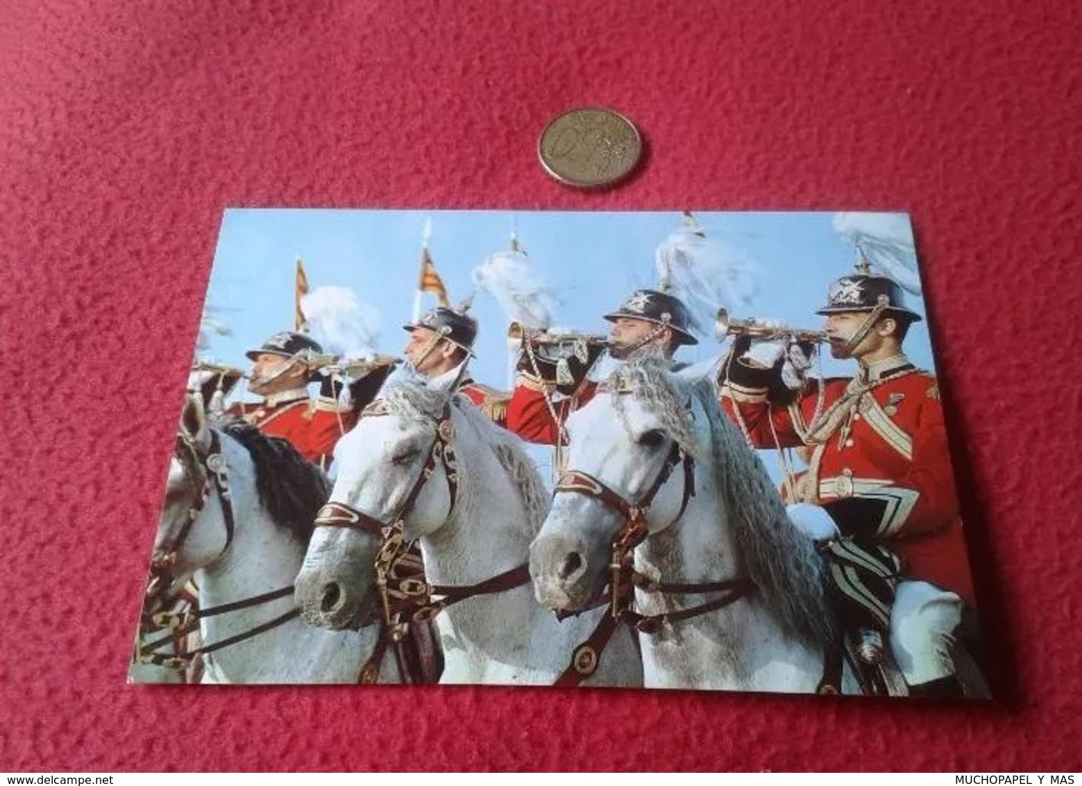 SPAIN POSTAL POST CARD CARTE POSTALE BARCELONA CIUDAD DE FERIAS Y CONGRESOS SU FAMOSA GUARDIA MONTADA HORSE GUARD, VER - Regiments