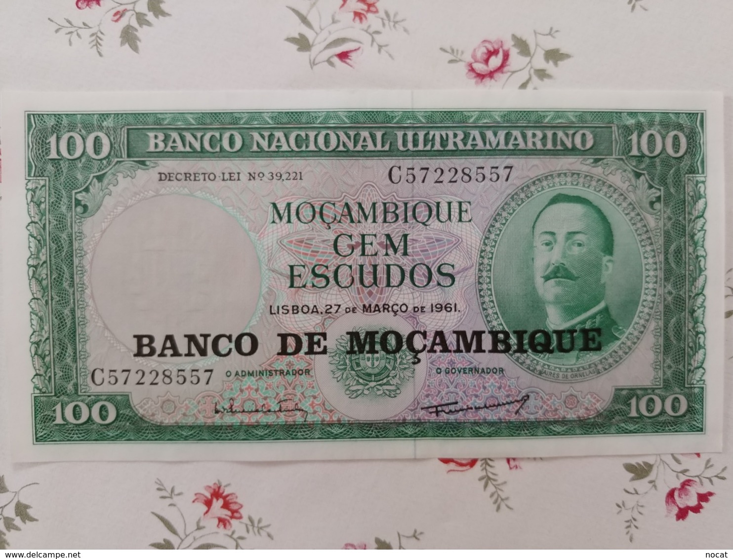 100 Escudos Moçambique 27/03/1961 - Mozambique