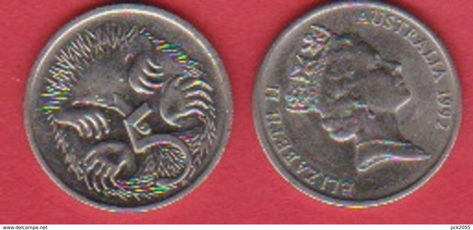 Australien 5 Cents 1992 K-N Kurzschnabeligel Schön Nr.67 KM 80 - 5 Cents