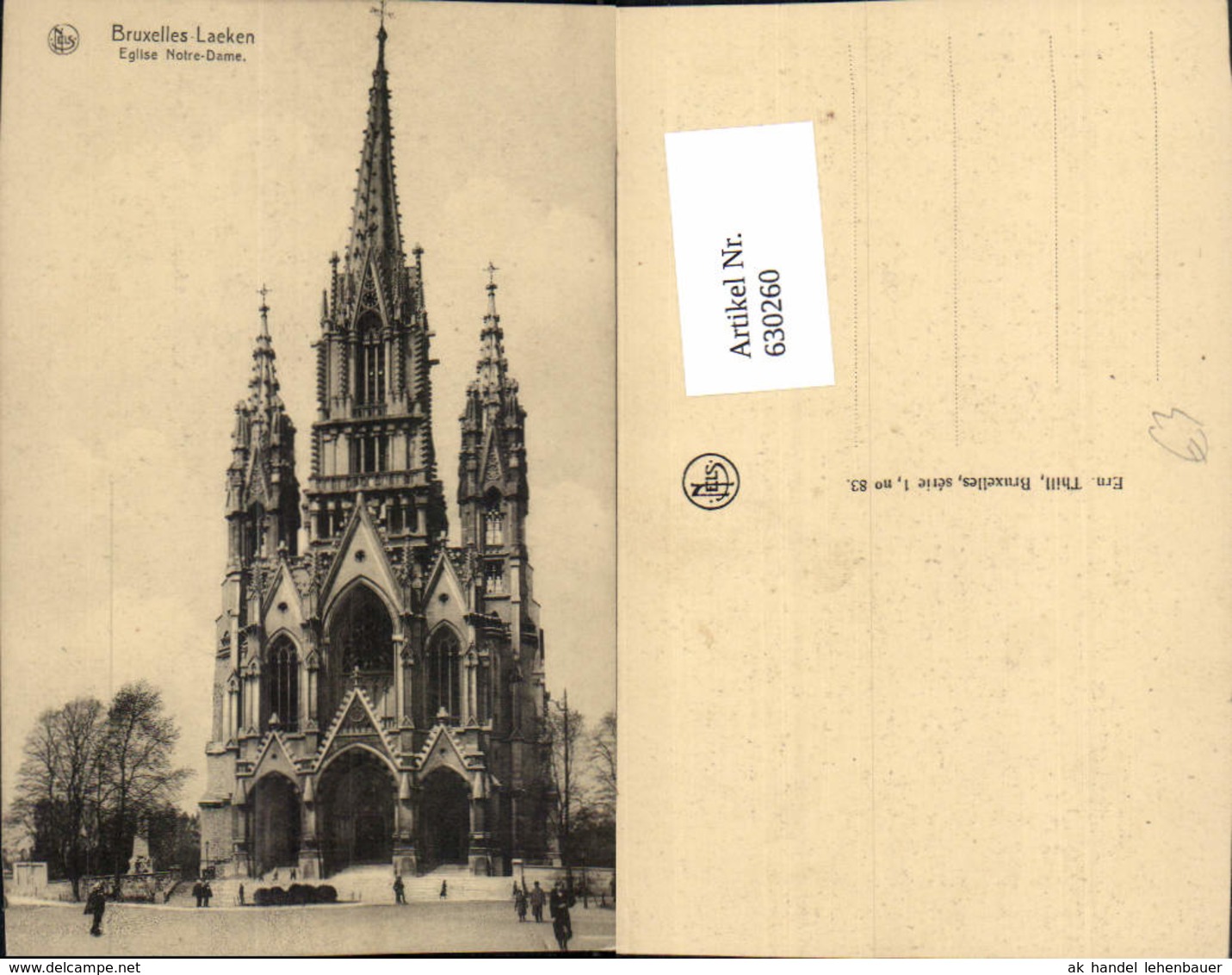 630260,Bruxelles Laeken Eglise Notre-Dame Kirche Belgium - Sonstige & Ohne Zuordnung