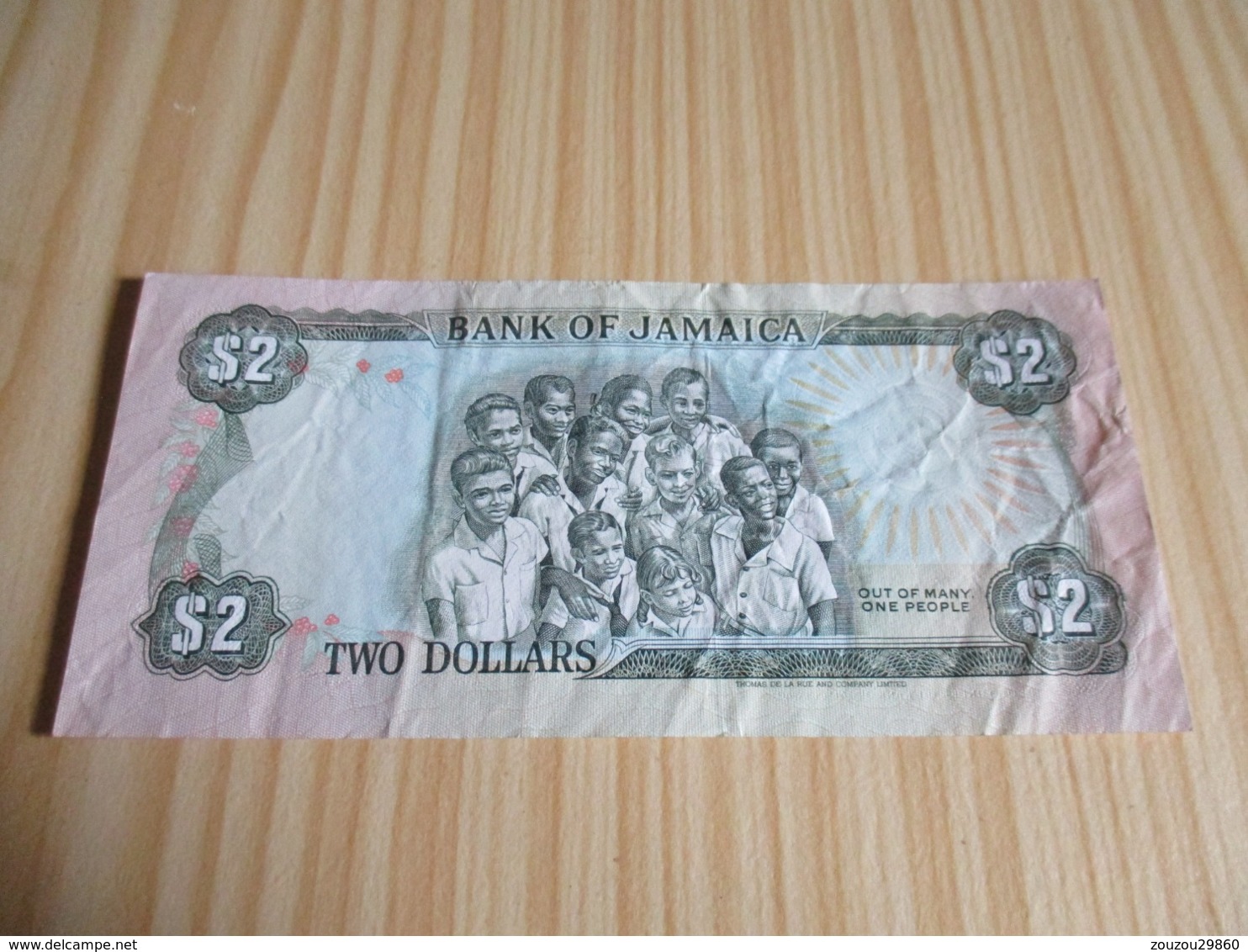 Jamaïque.Billet 2 Dollars Bogle 01/07/1989 - Giamaica