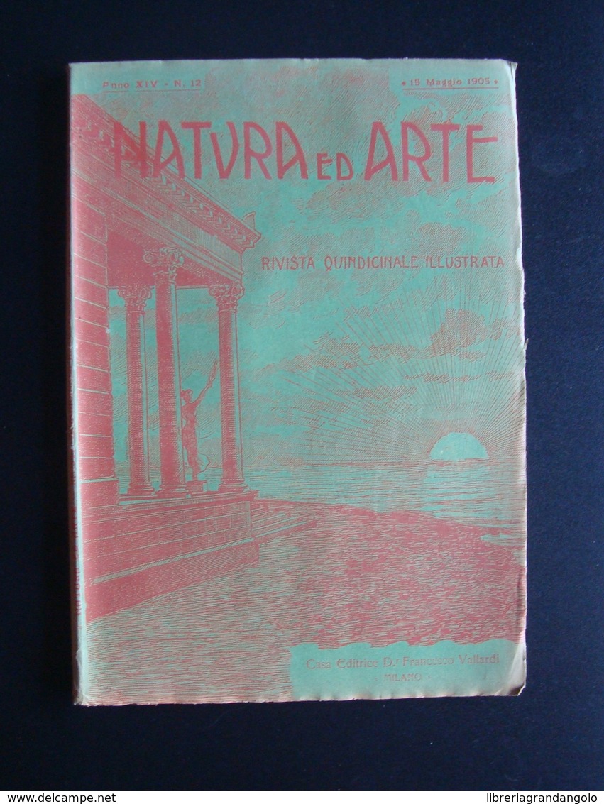 Natura E Arte Rivista  Scienze Lettere Arti 1905 Ed Vallardi Milano Gradi Pavia - Non Classificati