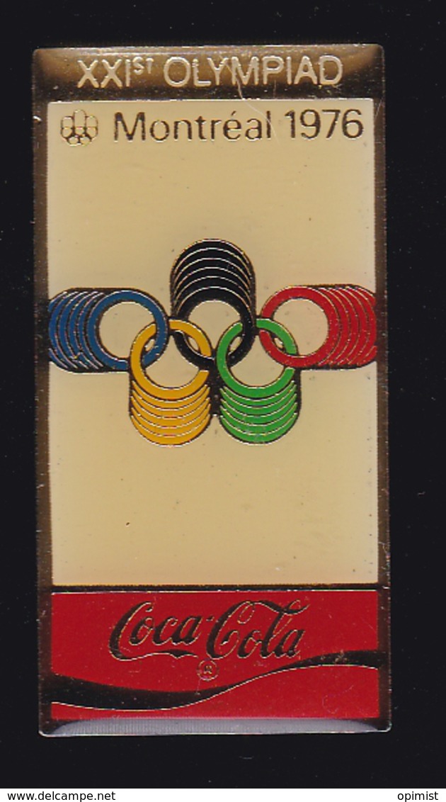 59783-Pin's.Coca-Cola.Jeux Olympiques.Montreal. - Coca-Cola