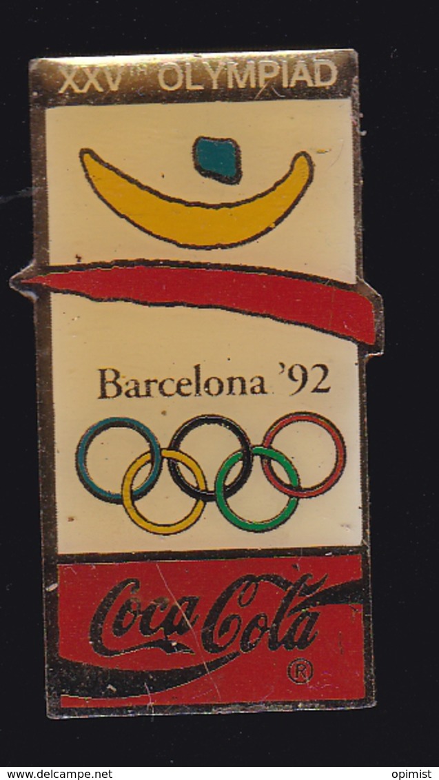 59784-Pin's.Coca-Cola.Jeux Olympiques.Barcelone. - Coca-Cola