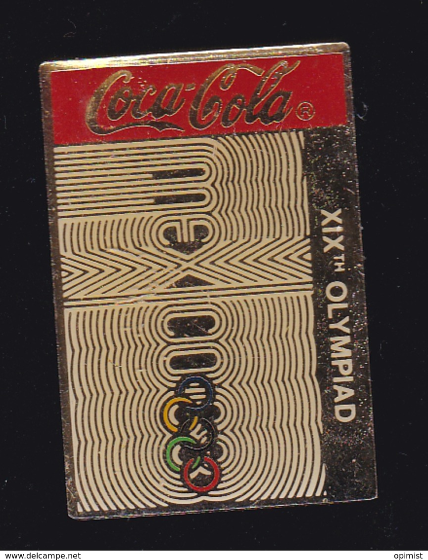 59787-Pin's.Coca-Cola.Jeux Olympiques.Mexico. - Coca-Cola