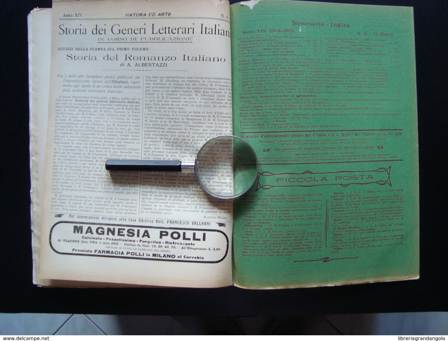 Natura Ed Arte Rivista  Scienze Lettere Arti 1905 N 8 Il Traforo Del Sempione - Non Classificati