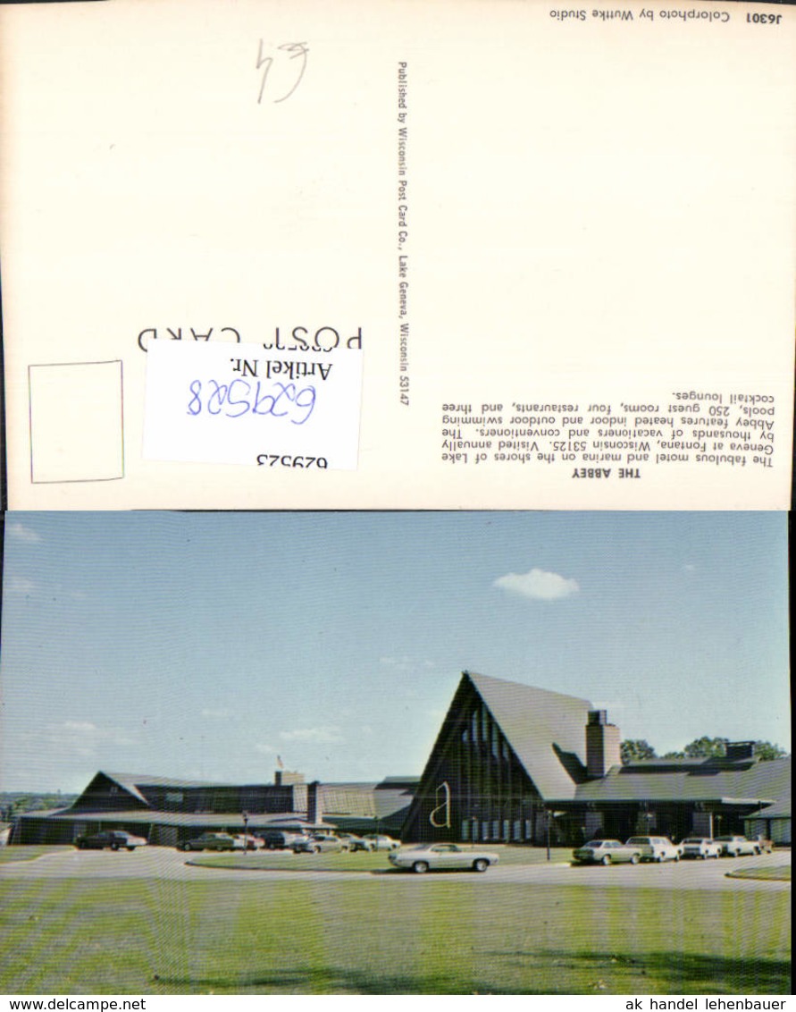 629528,The Abbey Motel Lake Geneva At Fontana Wisconsin - Ohne Zuordnung