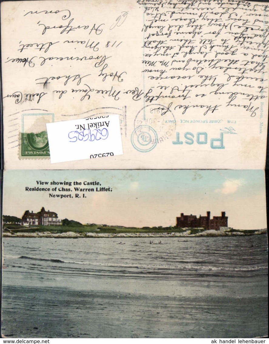 629525,View Showing The Castle Newport Rhode Island - Zonder Classificatie