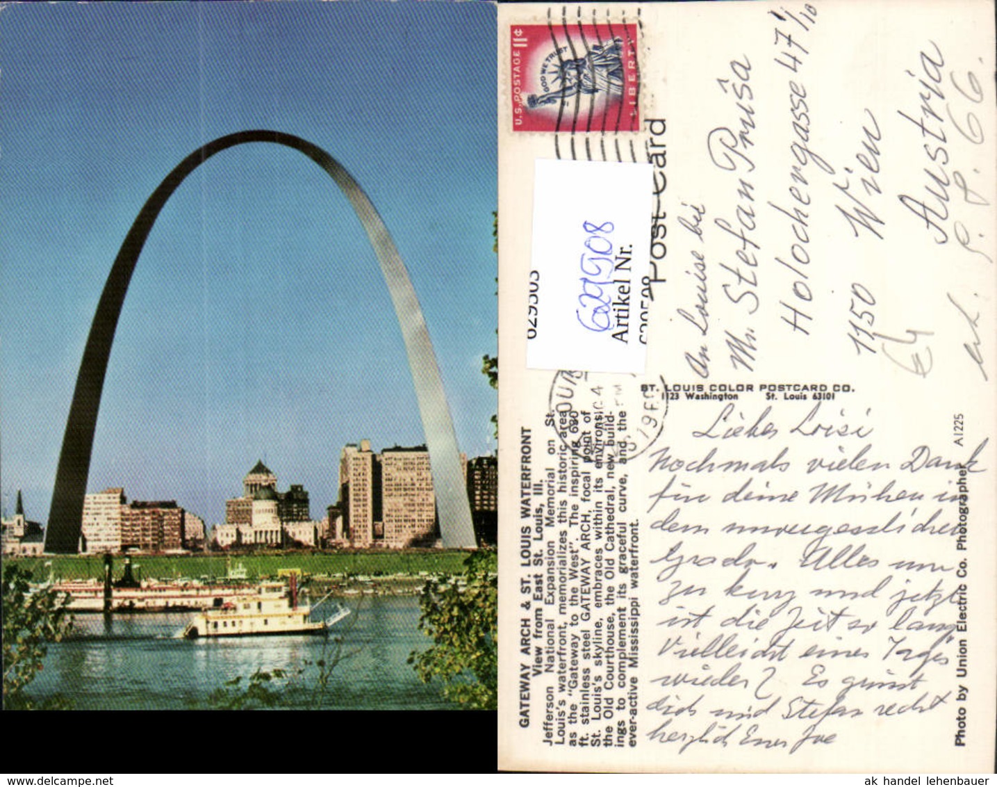 629508,St Louis Waterfront Gateway Arch Missouri - Ohne Zuordnung