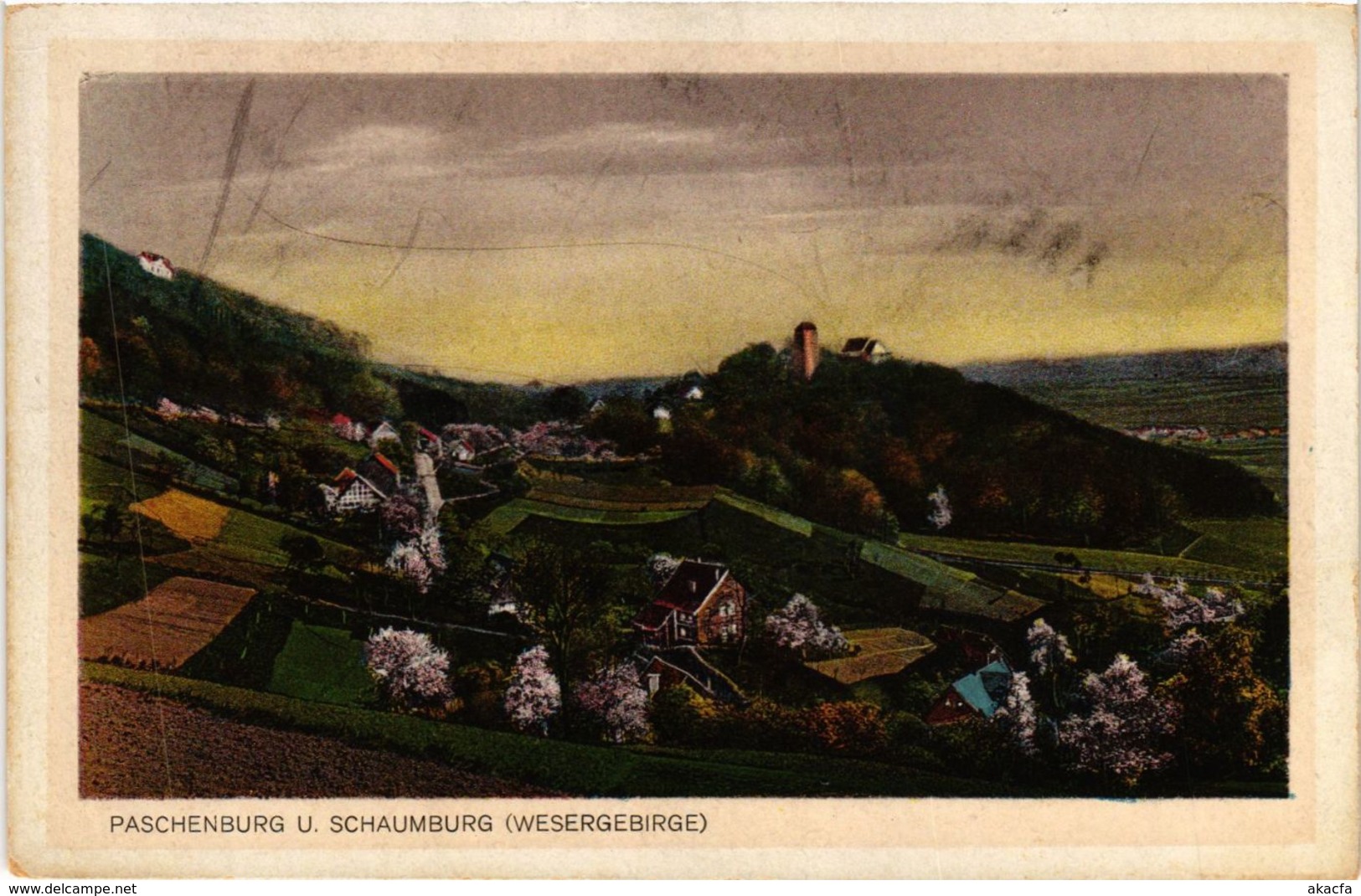 CPA AK PASCHENBURG U. SCHAUMBURG Wesergebirde (865061) - Schaumburg