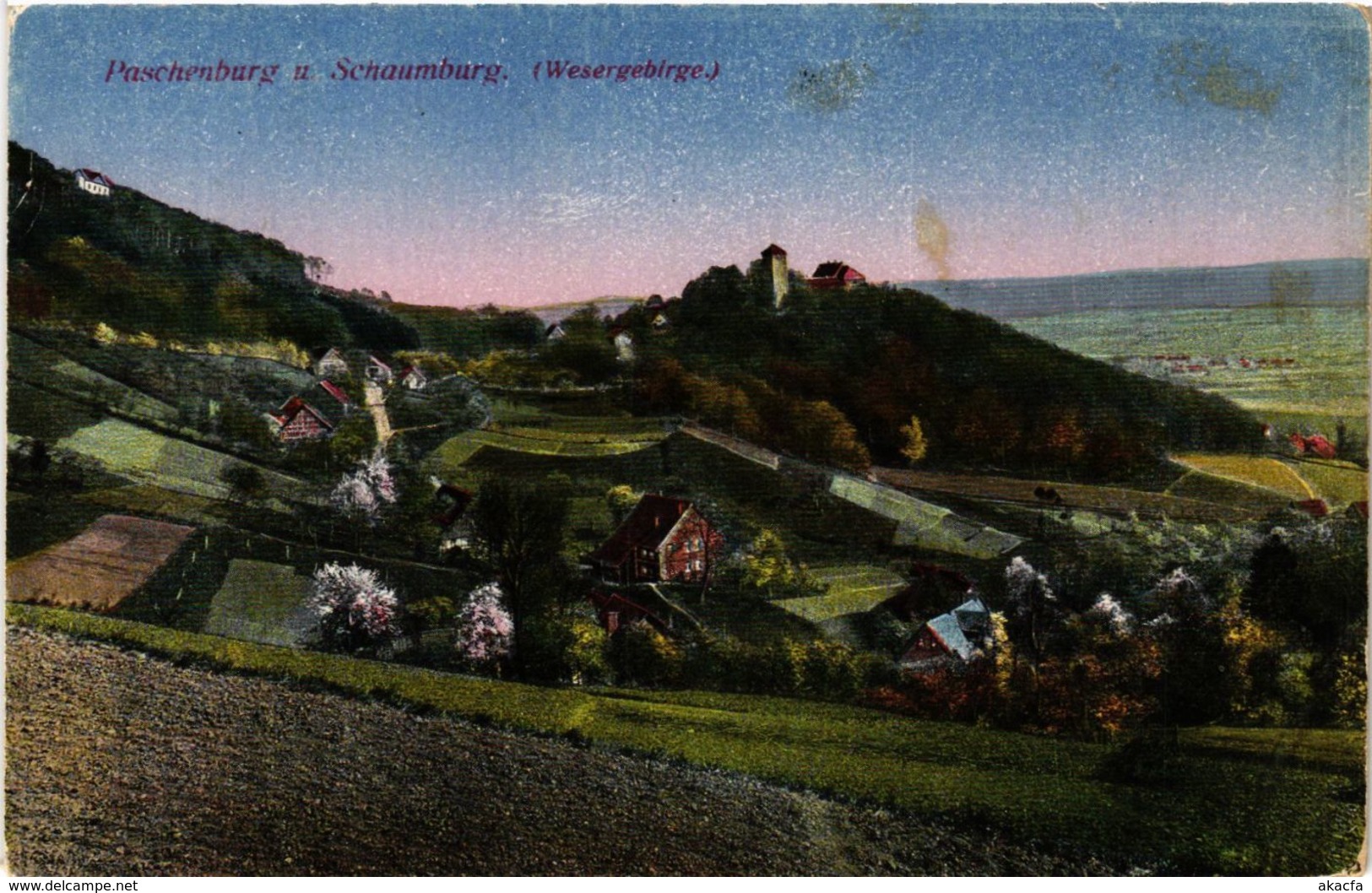 CPA AK PASCHENBURG U. SCHAUMBURG Wesergebirde (865118) - Schaumburg