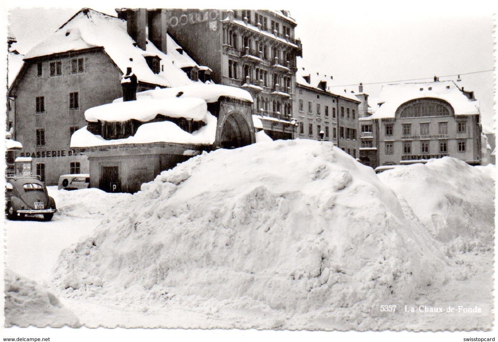 LA CHAUX-DE-FONDS Brasserie Auto NE3211 VW-Käfer - Autres & Non Classés