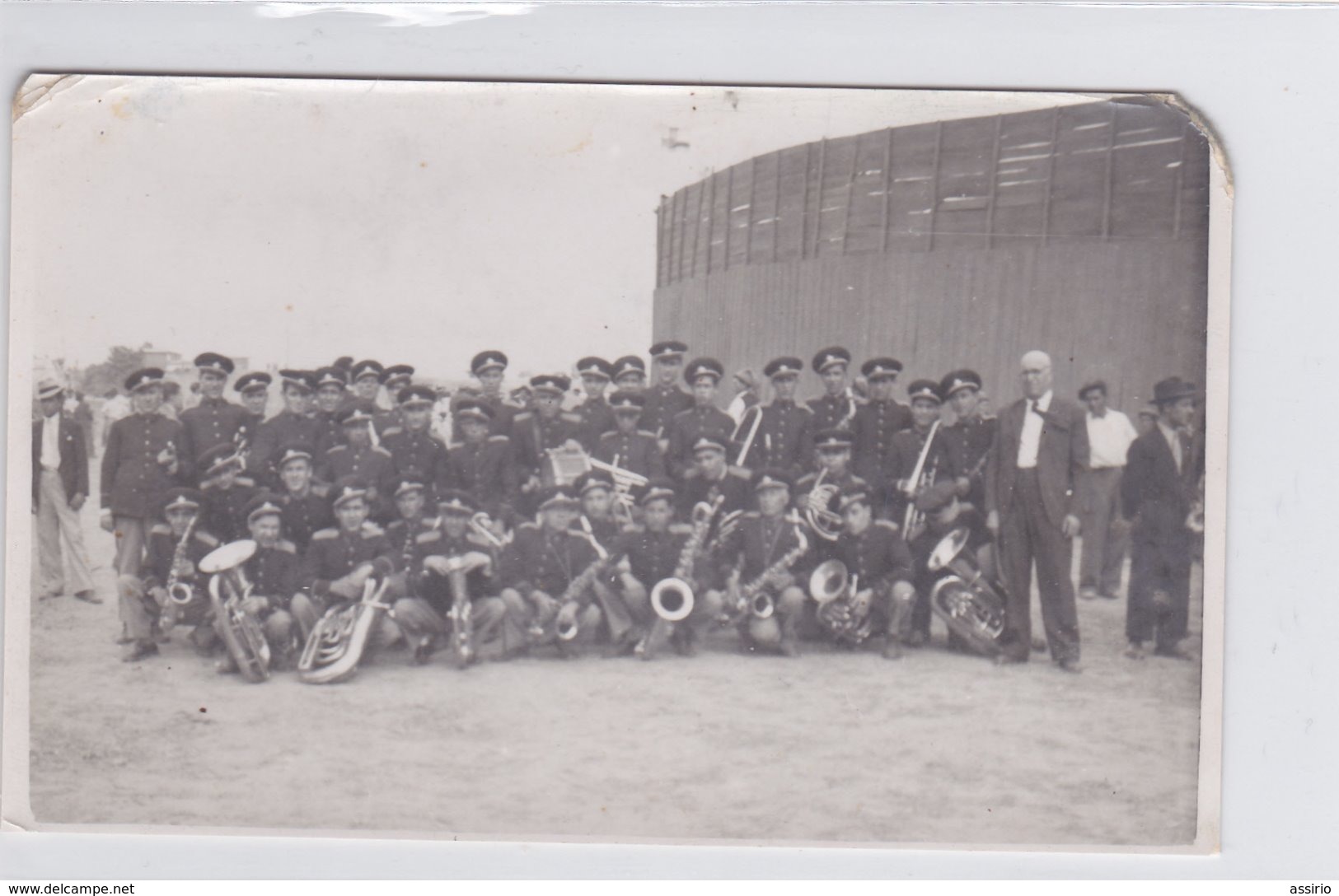 Portugal -Banda Filarmónica De Coruche  -17 -8- 1948  Junto á Antiga Praça De Touros - Santarem