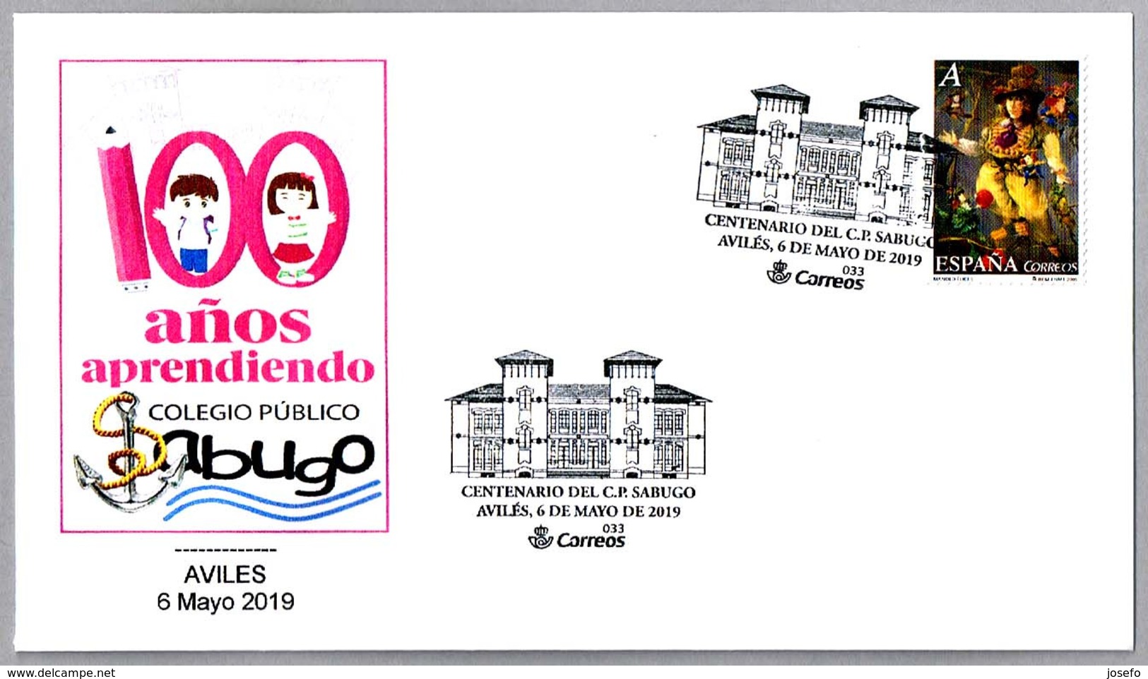 100 Años COLEGIO PUBLICO SABUGO. Aviles, Asturias, 2019 - Otros & Sin Clasificación