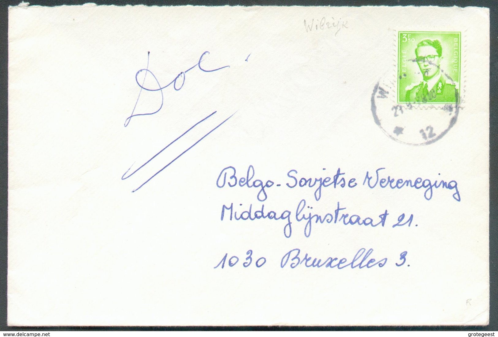 Lot De 8 Documents (entre 1919 Et 1961) Avec Oblitérations D'agences Postales ANTWERPEN *, ANTWERPEN 33 *, ANTWERPEN 35 - Postmarks With Stars