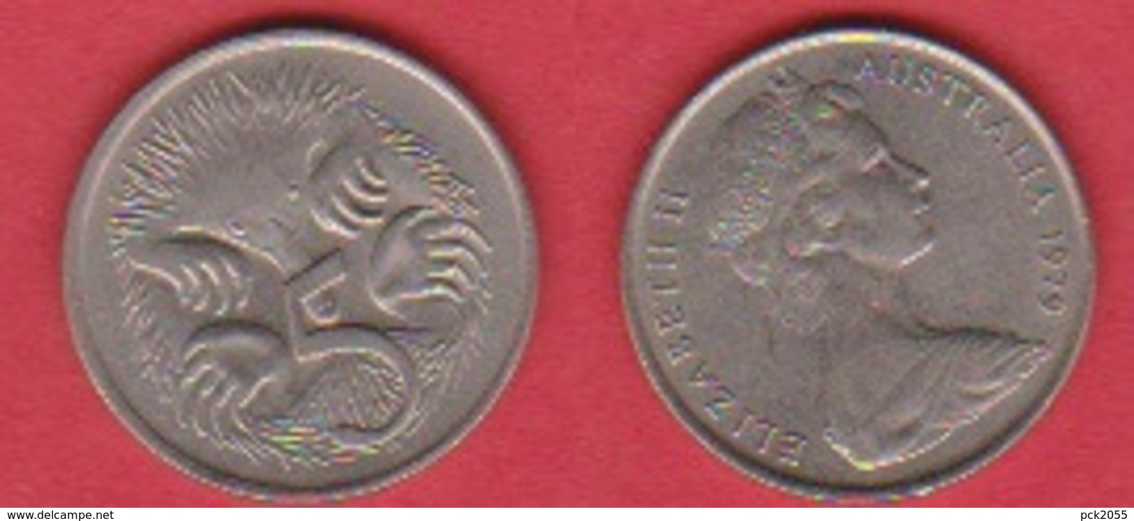 Australien 5 Cents 1979 K-N Kurzschnabeligel Schön Nr.51 KM 54 - 5 Cents