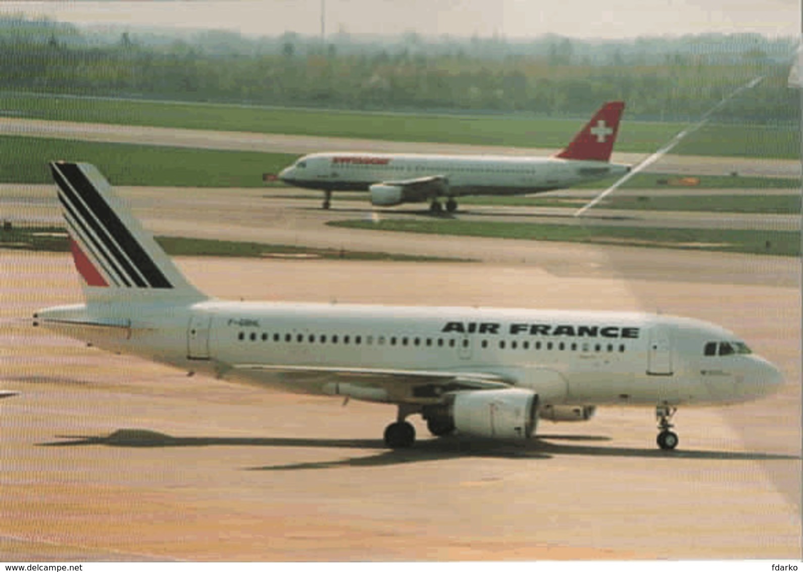 Air France Airlines A319 F-GRHL Aereo Airways AirFrance Airplane Swissair - 1946-....: Era Moderna