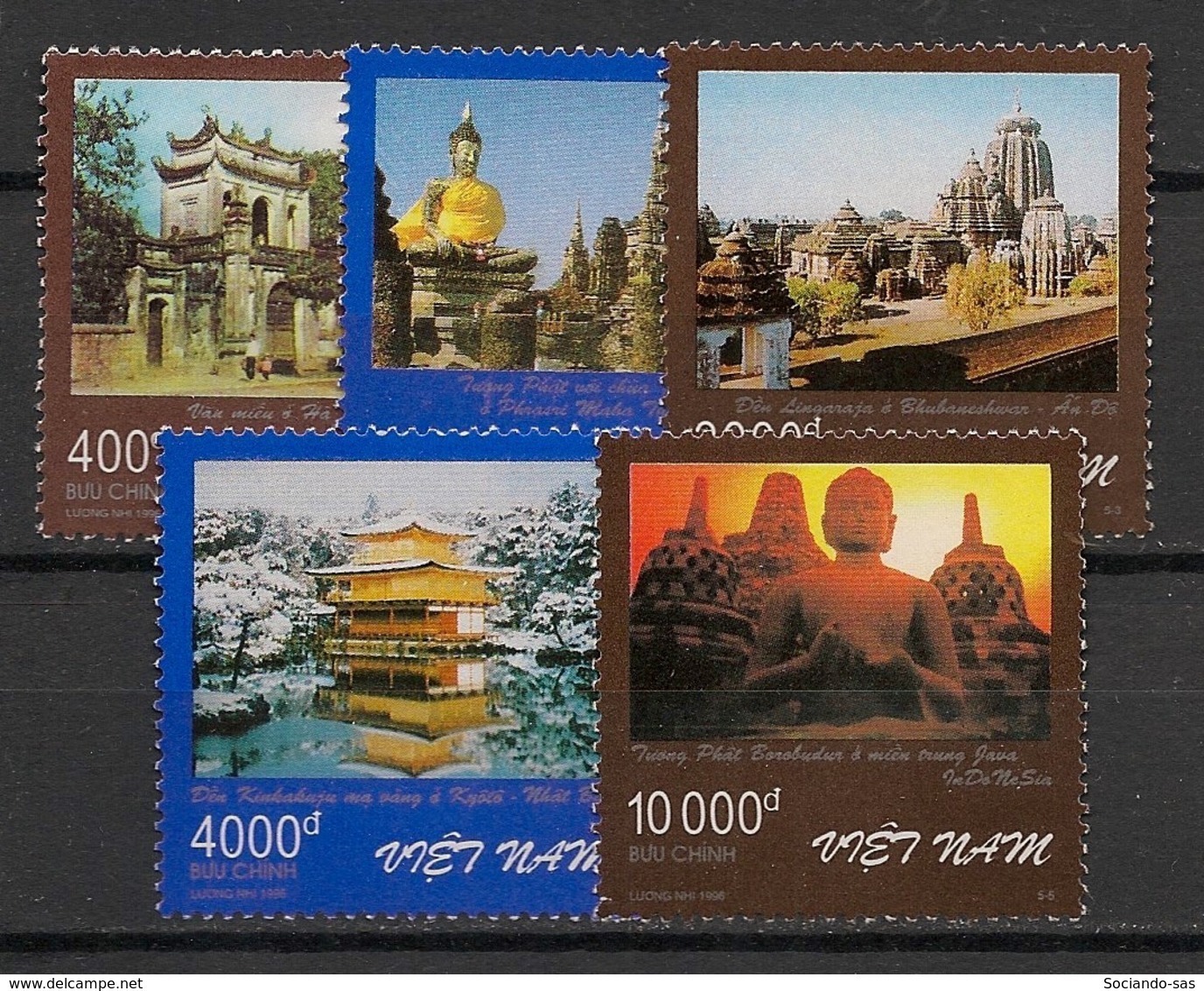 Vietnam - 1996 - N°Yv. 1623 à 1627 - Paysages - Neuf Luxe ** / MNH / Postfrisch - Vietnam