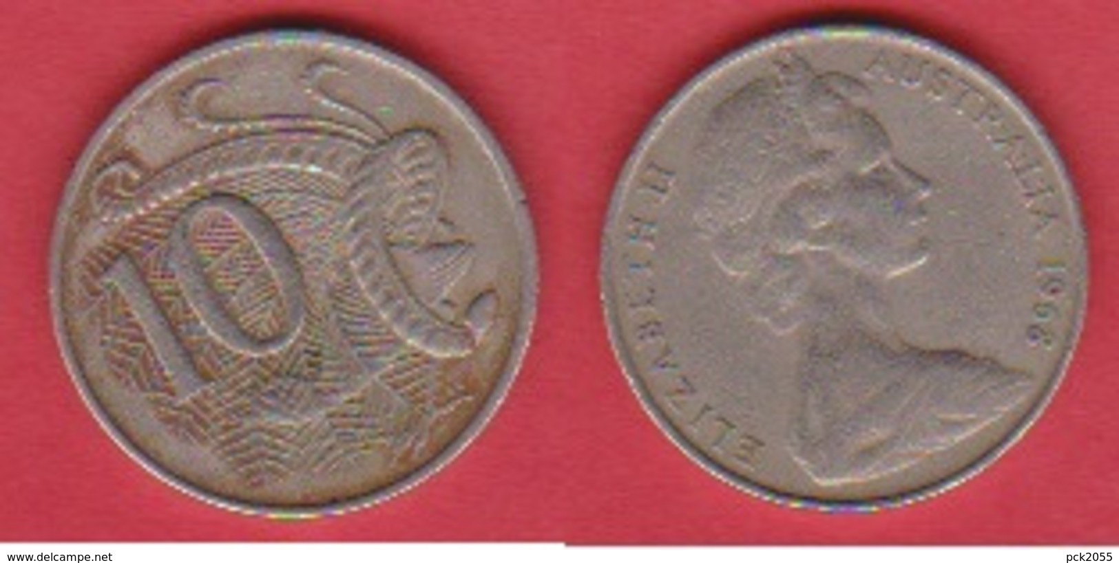 Australien 10 Cents 1968 K-N Pracht-Leierschwanz Schön Nr.52 KM 65 - 10 Cents