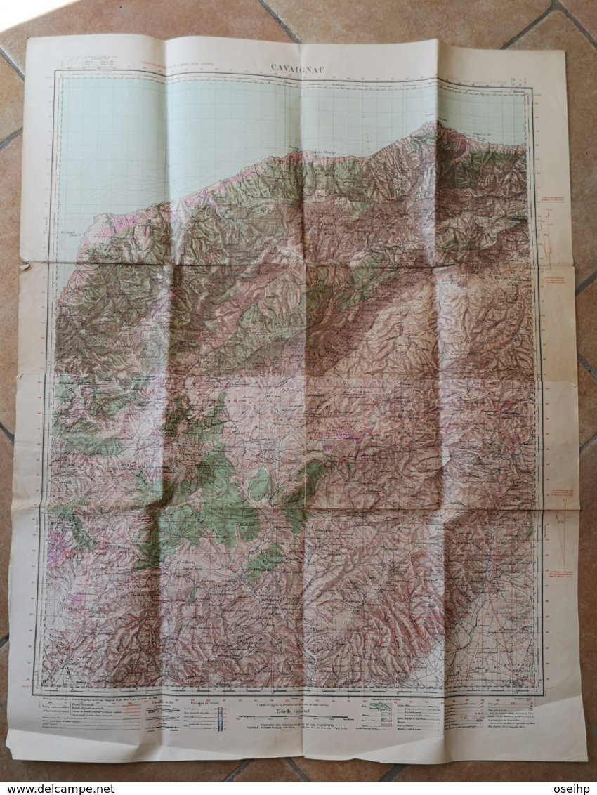 Carte Topographique IGN 1:50000 ALGERIE 1957 Fromentin Cavaignac - Cartes Topographiques