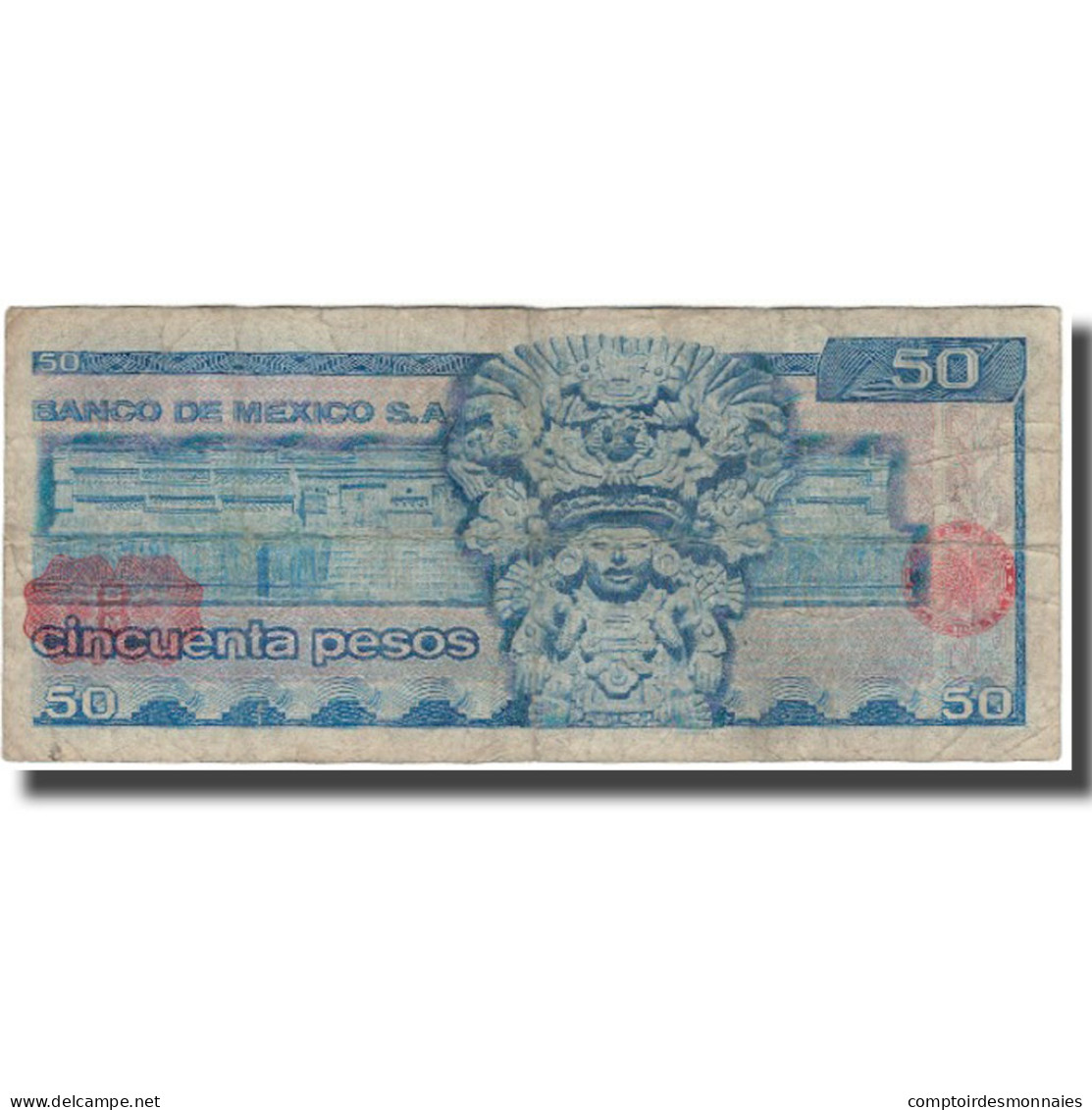 Billet, Mexique, 50 Pesos, 1973-07-18, KM:65a, B+ - Mexique