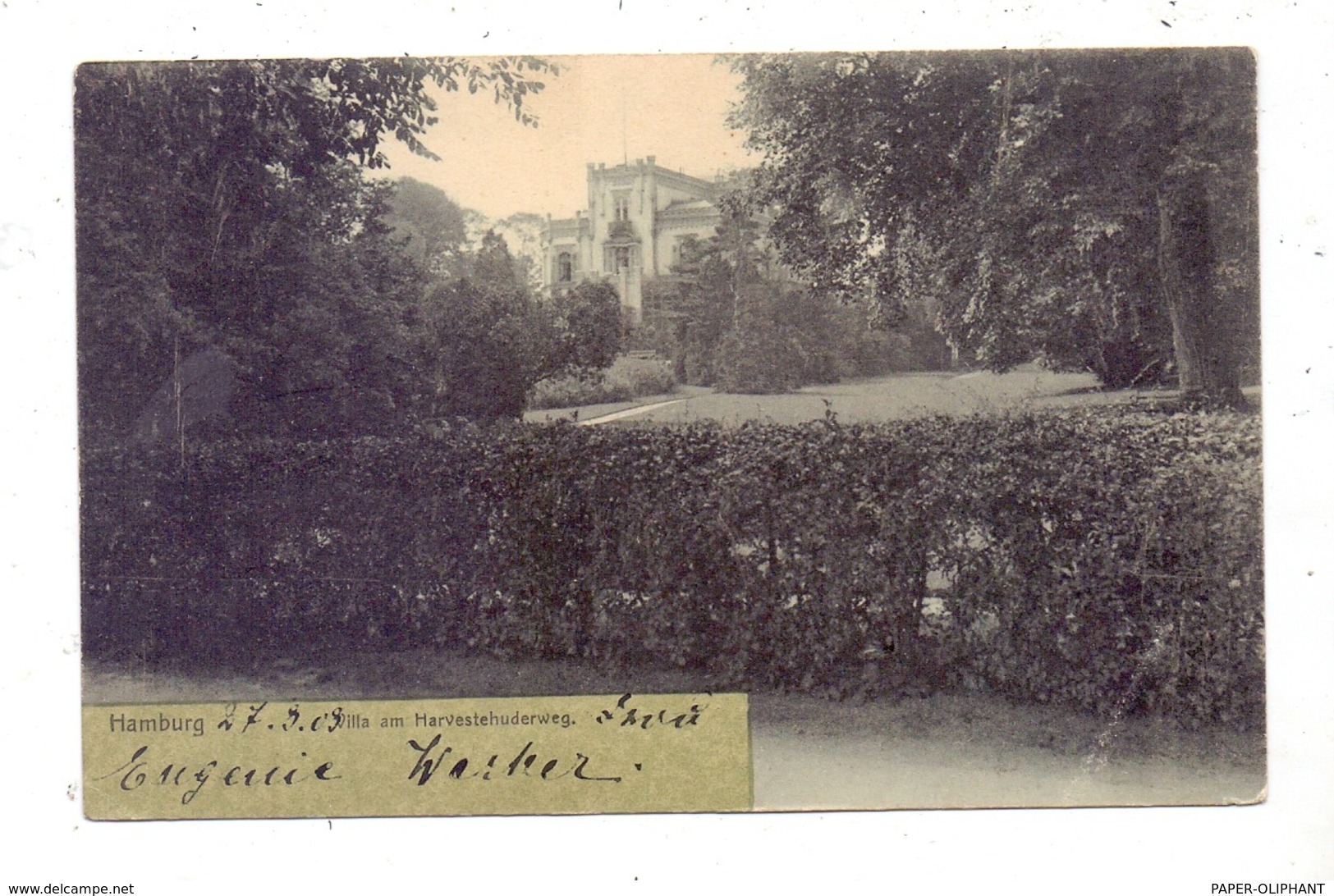 2000 HAMBURG - HARVESTEHUDE, Villa Am Harvestehuderweg, 1903 - Eimsbüttel