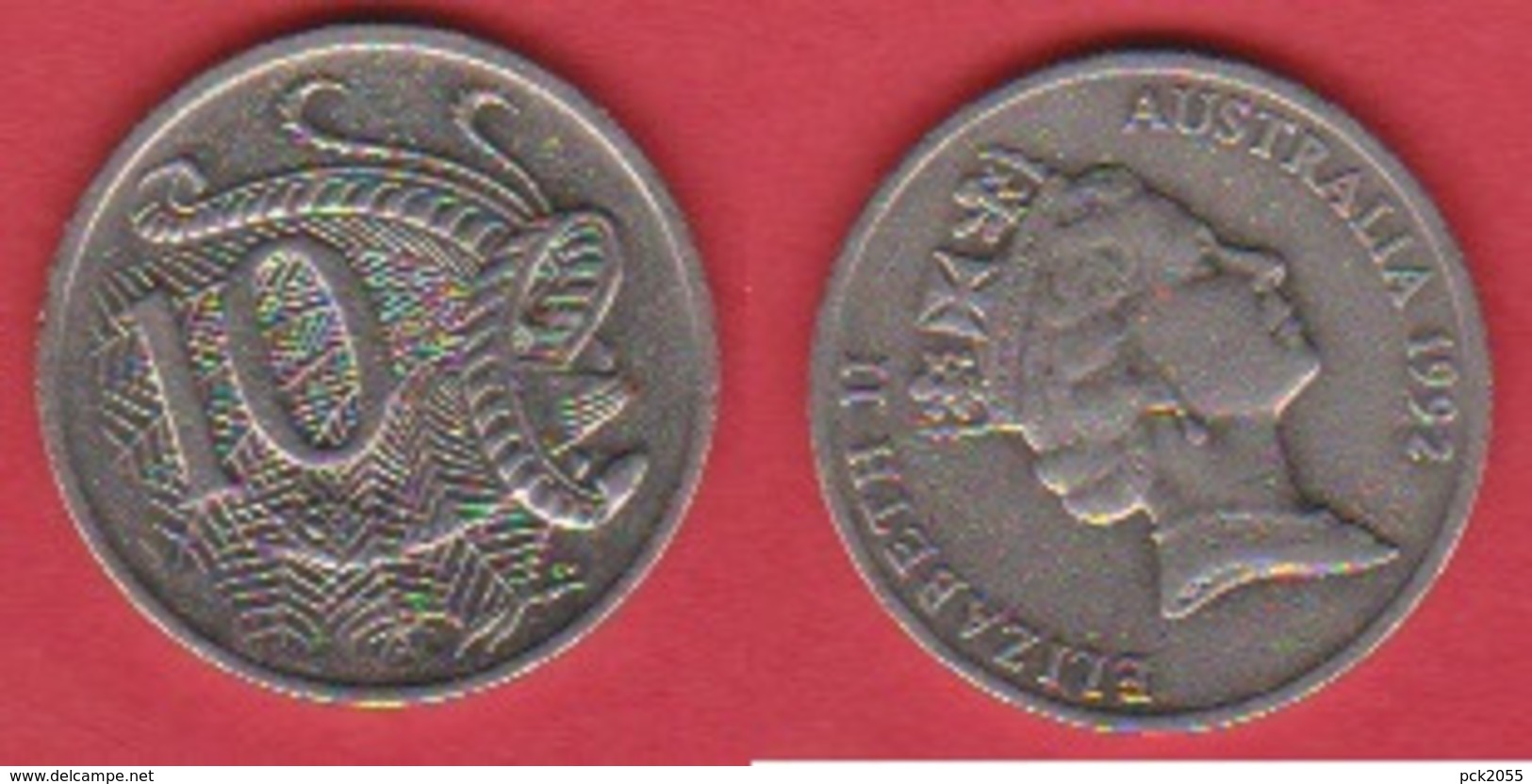 Australien 10 Cents 1992 K-N Pracht-Leierschwanz Schön Nr.68 KM 81 - 10 Cents