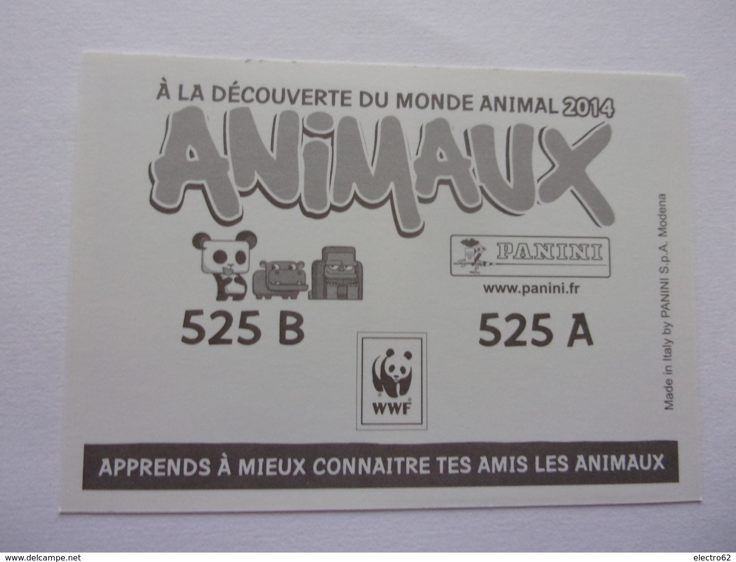 PANINI ANIMAL WORLD Animaux N°525 A & 525 B Chien Dog Hund Perro Kutya - Edition Française
