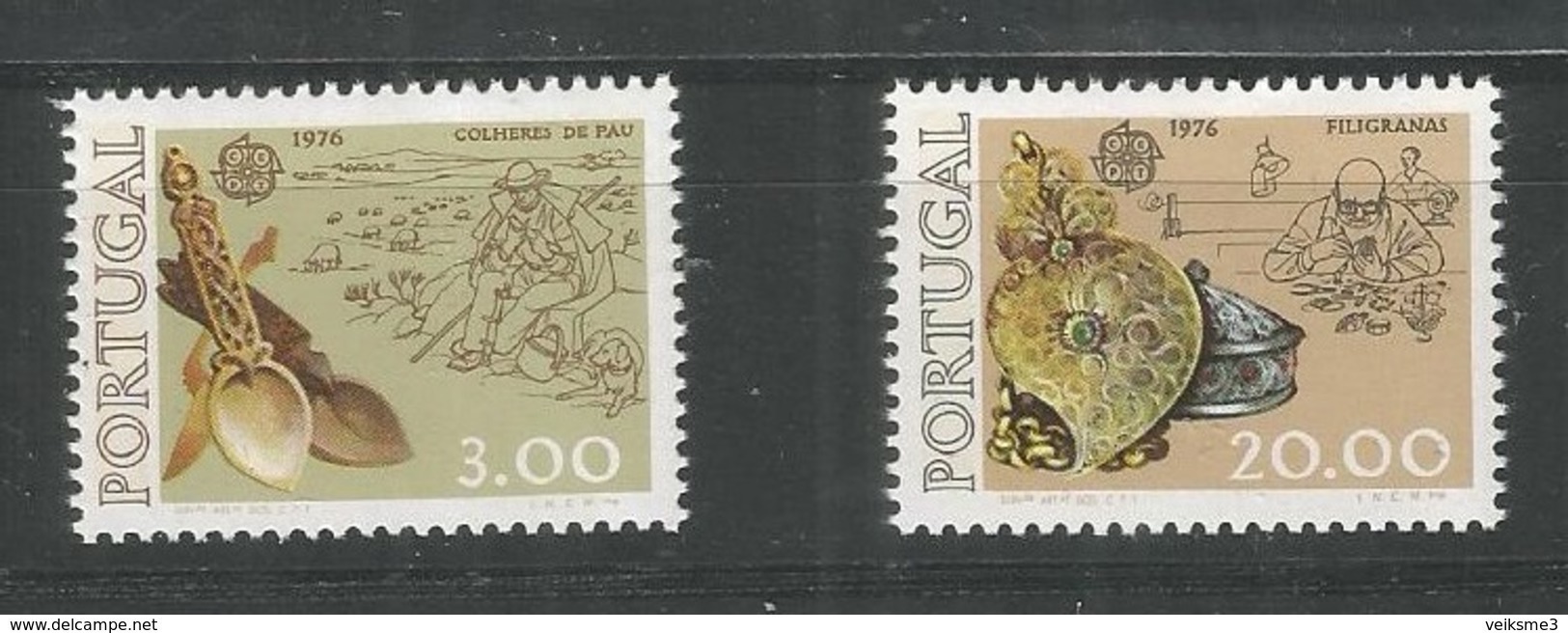 PORTUGAL - MNH - Europa-CEPT - Art - 1976 - 1976