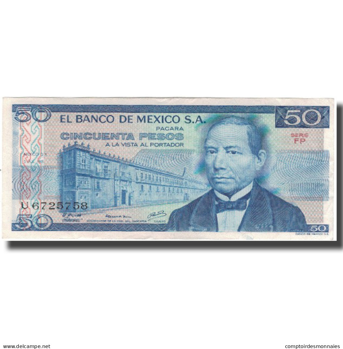 Billet, Mexique, 50 Pesos, 1978-07-05, KM:67a, TTB+ - Mexique