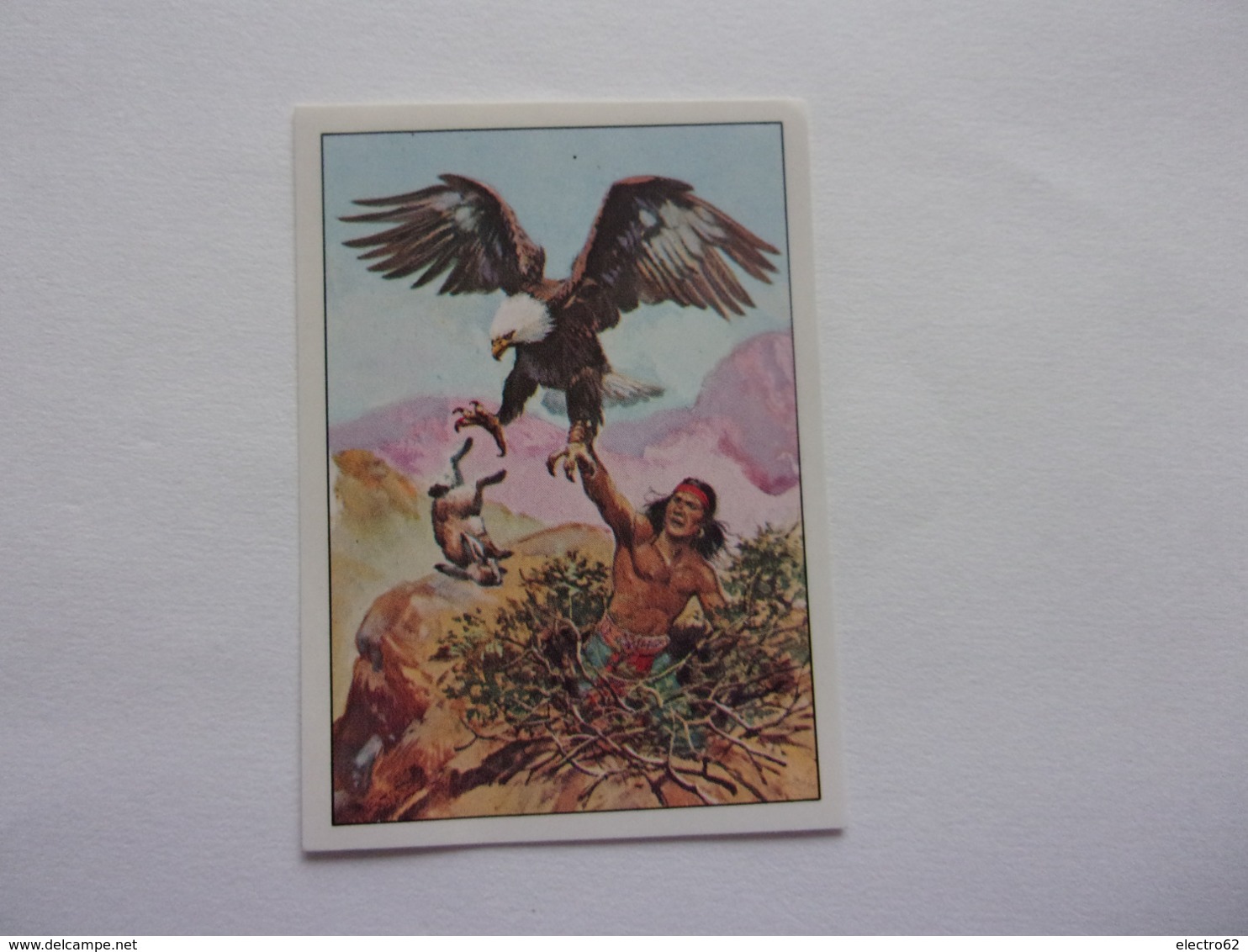 PANINI WEST Cow Boy Indien Cavalerie N°126 Aigle Eagle Aguila Adler - Edition Française