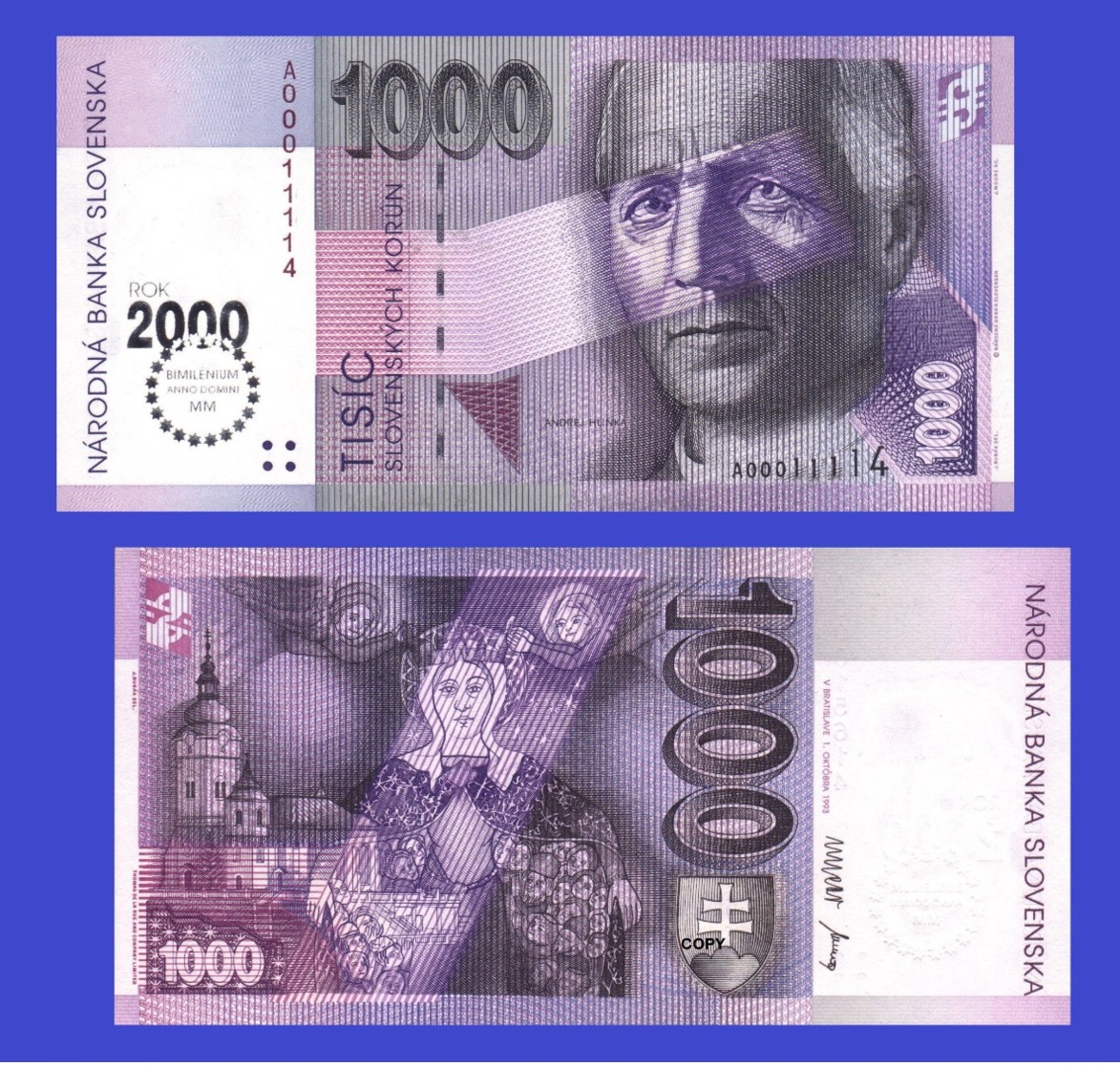 Slovakia 2000 Milenium - Slovaquie