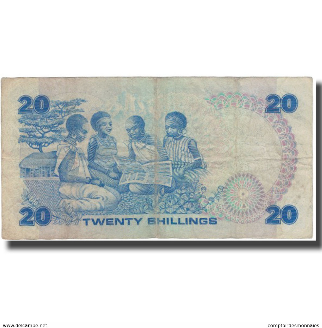 Billet, Kenya, 20 Shillings, 1984-07-01, KM:21c, TB - Kenya