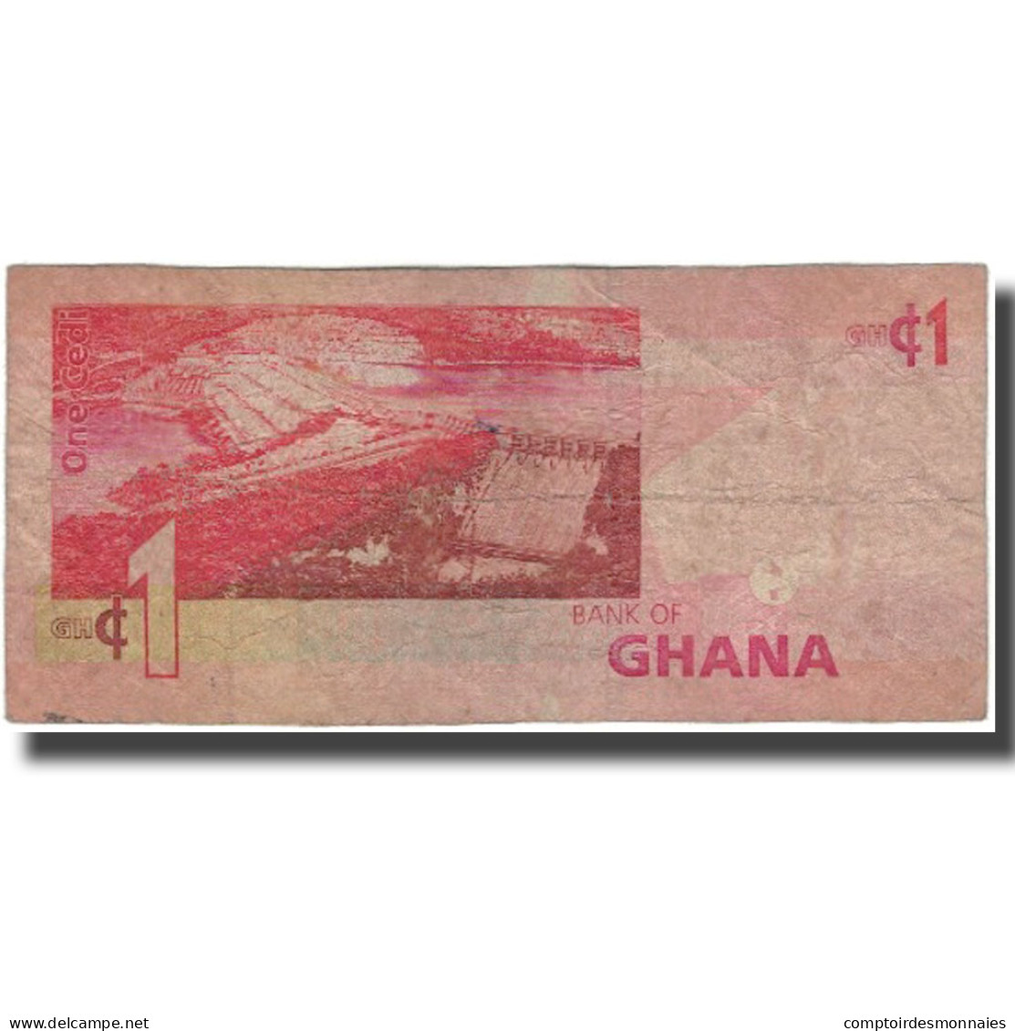 Billet, Ghana, 1 Cedi, 2007-07-01, KM:37a, B - Ghana