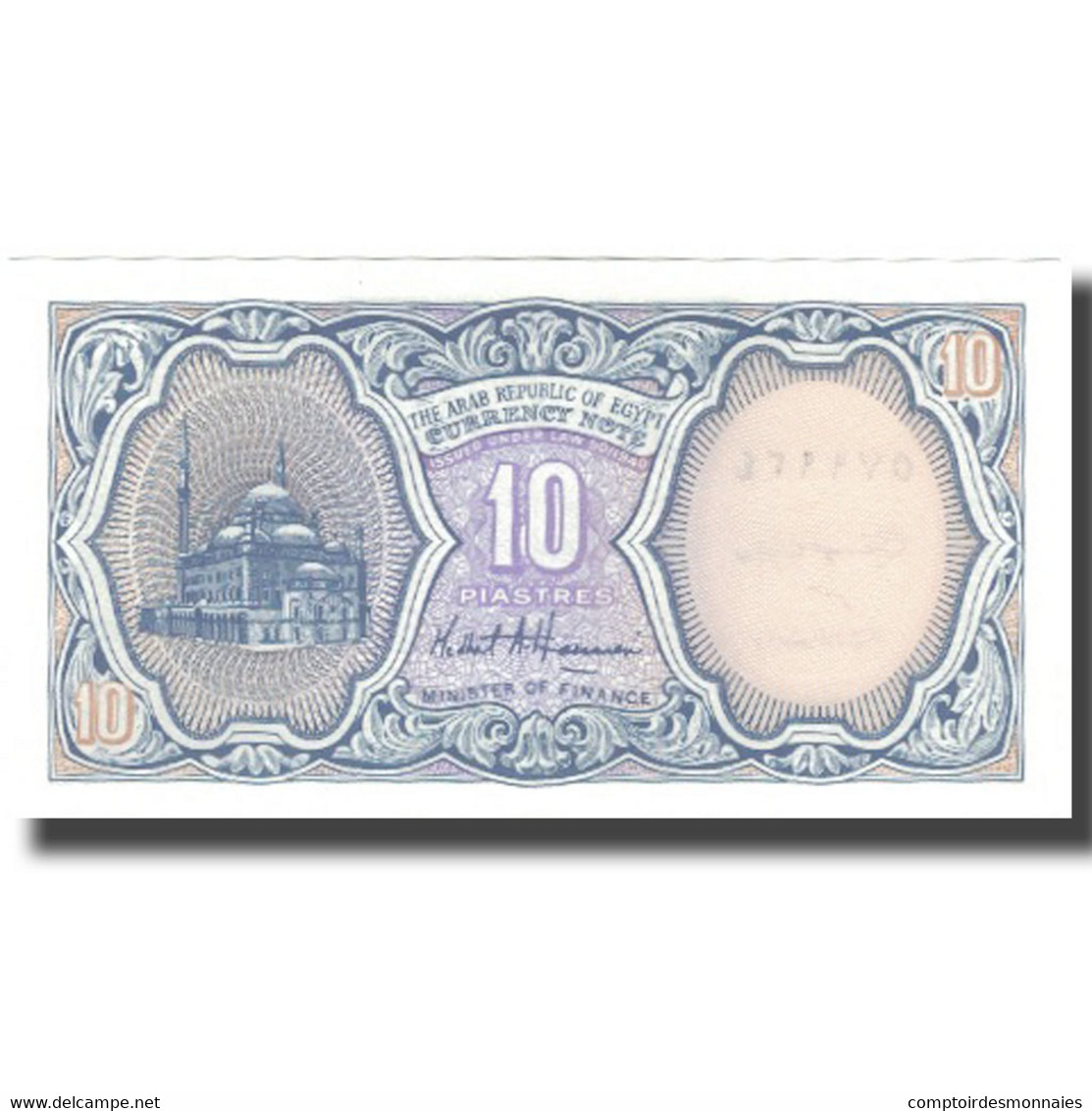 Billet, Égypte, 10 Piastres, KM:189b, NEUF - Egypte