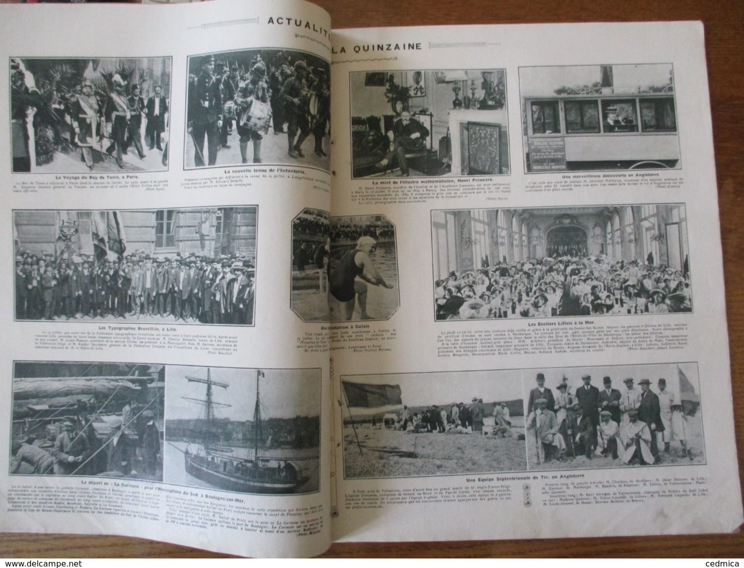 LE NORD ILLUSTRE DU 1er AOUT 1912 LA GREVE DES INSCRITS ET DOCKERS A DUNKERQUE,CALAIS,ACTUALITES DE LA QUINZAINE - Picardie - Nord-Pas-de-Calais