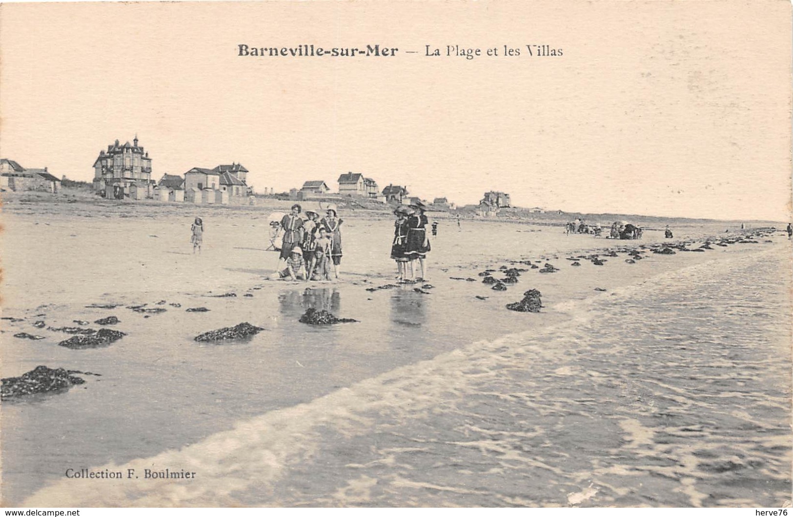 BARNEVILLE SUR MER - La Plage Et Les Villas - Barneville