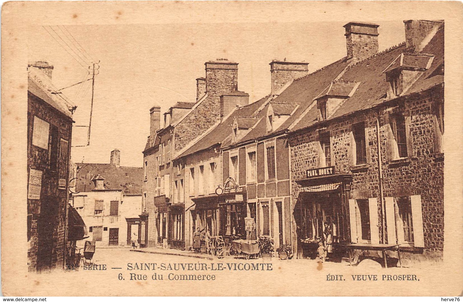 SAINT SAUVEUR LE VICOMTE - Rue Du Commerce - Saint Sauveur Le Vicomte