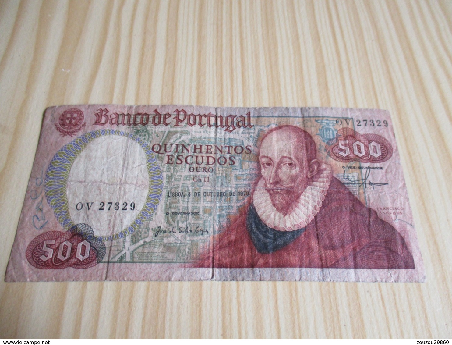 Portugal.Billet 500 Escudos 04/10/1979. - Portugal