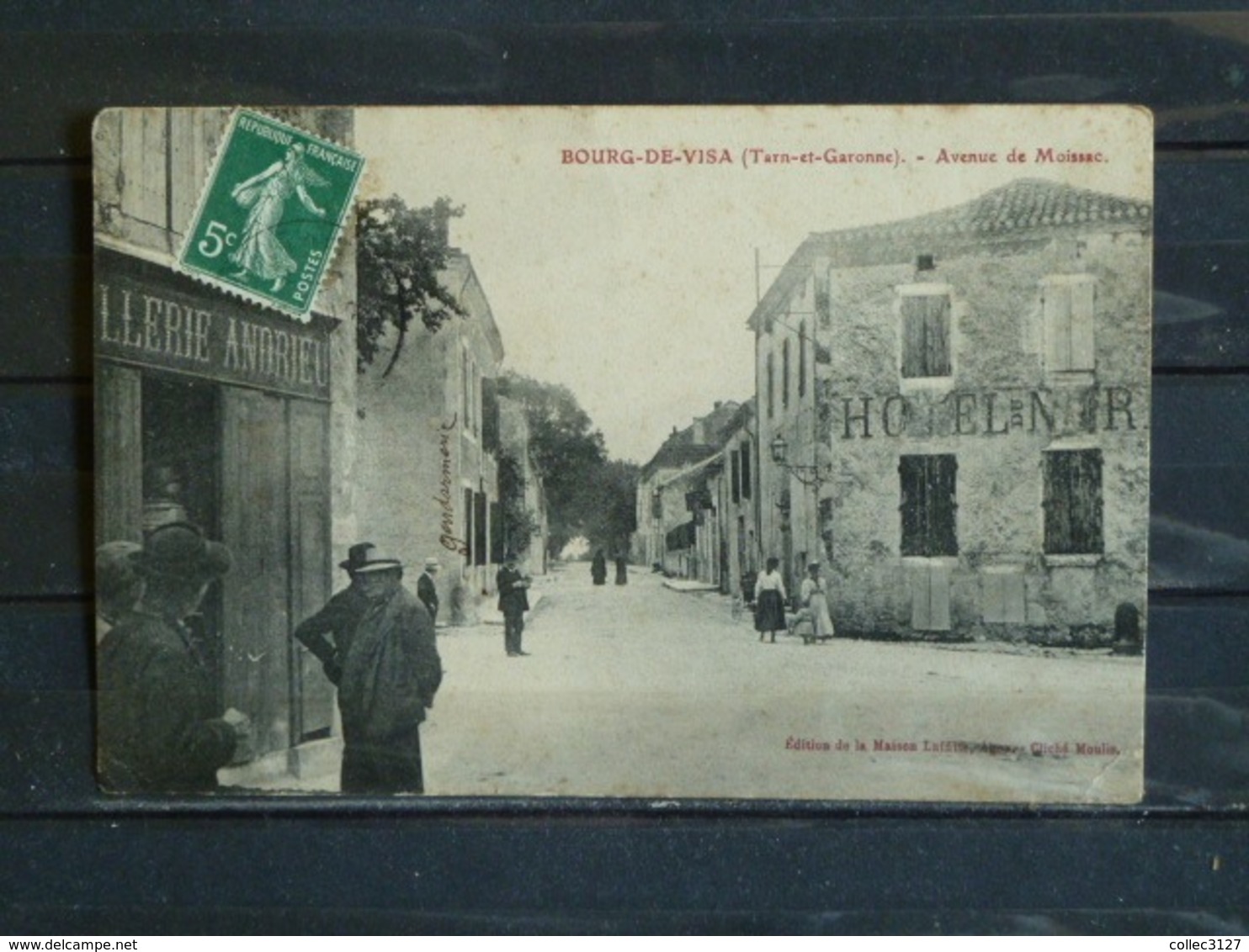 Z27 - 82 - Bourg De Visa - Avenue De Moissac - Hotel Du Nord - Gendarmerie - Andrieu - 1911 - Bourg De Visa