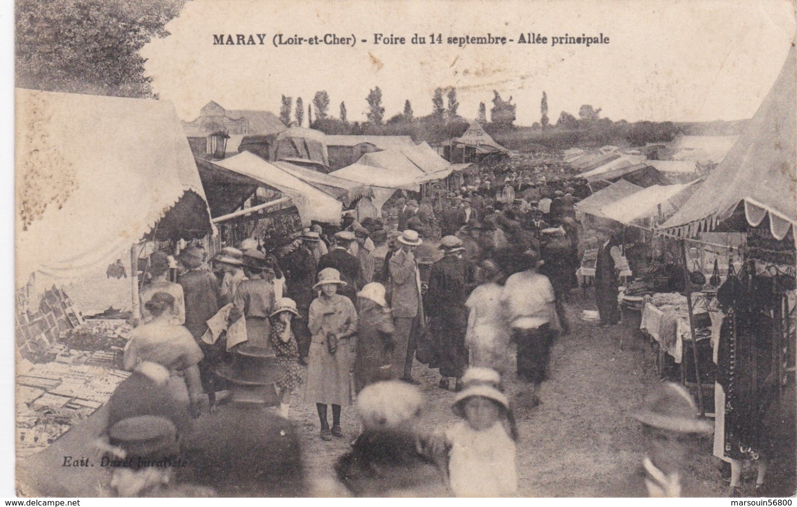 CPA Dept 41 MARAY Foire Du 14 Septembre Allée Principale - Autres & Non Classés