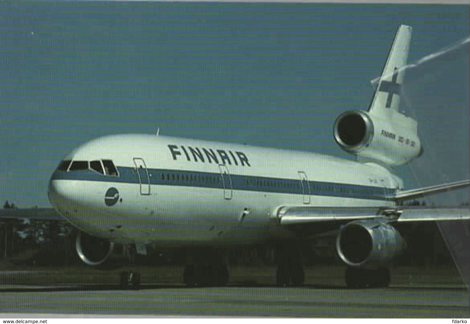 MDC Douglas DC-10-30 OH-LHD Air Finnish Airlines  DC3 Airweys DC 3 Aviation Air Aerei - 1946-....: Modern Era