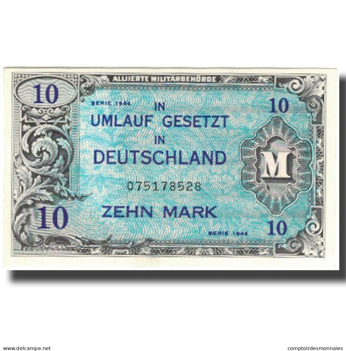 Billet, Allemagne, 10 Mark, 1944, KM:194a, NEUF - 10 Mark