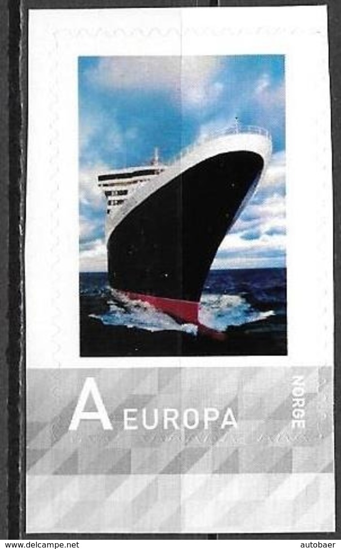 Norge Norway 2012 My Stamp Personalized Personalised Ship Like MiNr. 1713 Postfrisch Neuf MNH ** - Ungebraucht