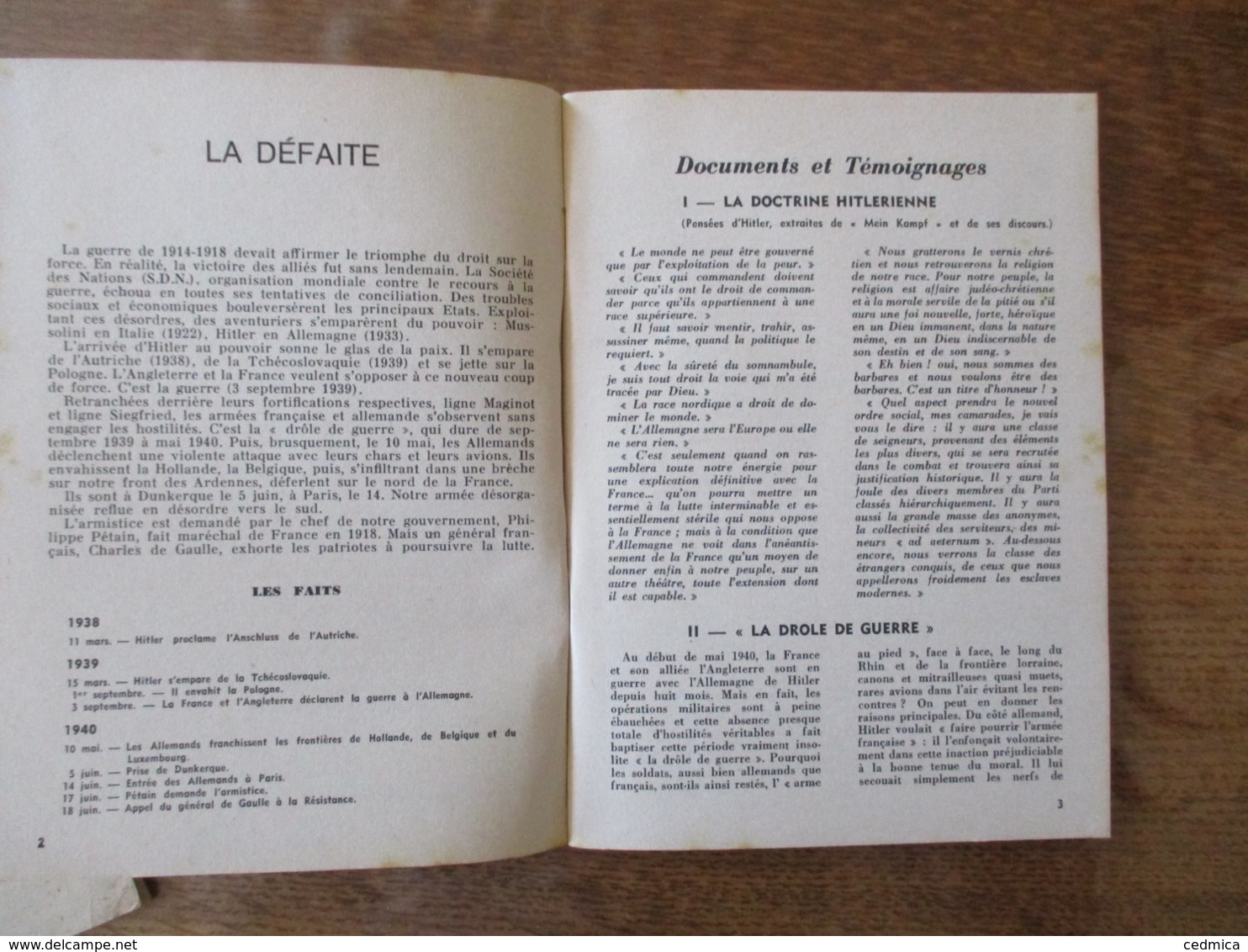 LA RESISTANCE 1940-1945 ECHO DE LA RESISTANCE N°100 1964 EDITE PAR LA CONFEDERATION NATIONALE DES COMBATTANTS VOLONTAIRE - Français