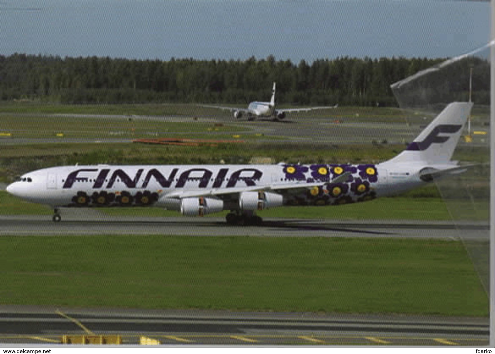 Finnair Airlines A340 OH-LQD Airplane FINLANDIA At HEL - 1946-....: Modern Era